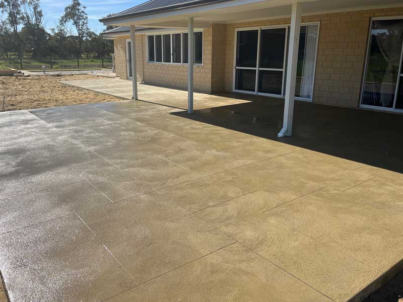 coloured concrete